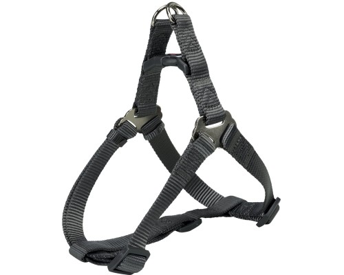 Шлея для собак Trixie Premium S 40-50 см/15 мм графітова (4053032019157)