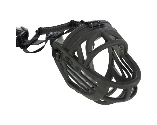 Намордник для собак Trixie силіконовий M-L 22 см чорний (4047974176139)