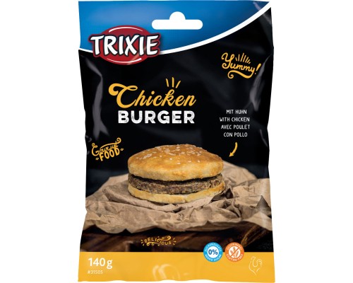 Ласощі для собак Trixie Chicken Burger 9 см (4053032439382)