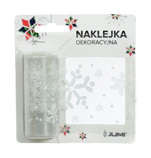 Новорічні наклейки Jumi Сніжинки, 7,6 см, довина.2 м (5900410379060)