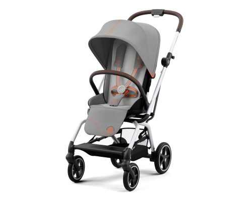 Коляска Cybex Eezy S Twist+ 2 SLV Lava Grey (з бампером) (522001097)