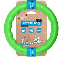 Іграшка для собак Collar PitchDog Кільце для апортування 17 см салатове (62365)