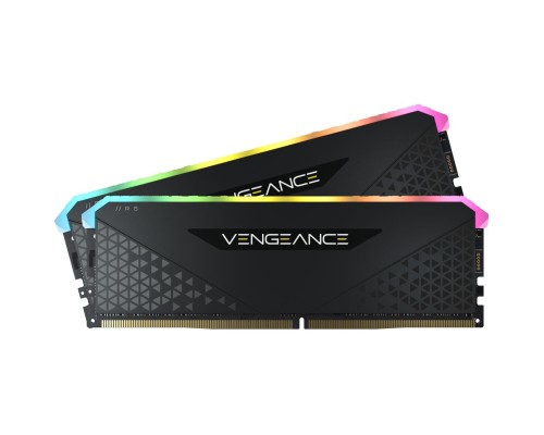 Модуль пам'яті для комп'ютера DDR4 32GB (2x16GB) 3600 MHz Vengeance RGB RS Black Corsair (CMG32GX4M2D3600C18)
