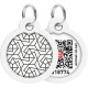 Адресник для тварин WAUDOG Smart ID з QR паспортом 
