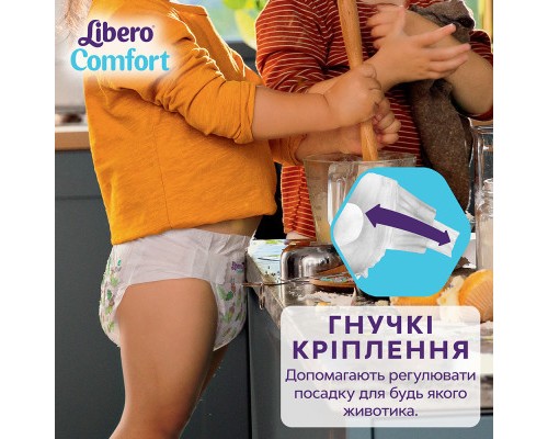 Підгузки Libero Comfort Розмір 4 (7-11 кг) 80 шт (7322541756820)