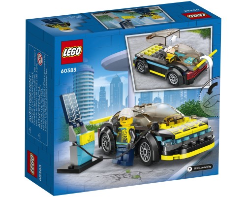 Конструктор LEGO City Електричний спортивний автомобіль 95 деталей (60383)