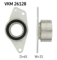 Ролик натягувача ременя SKF VKM 26128