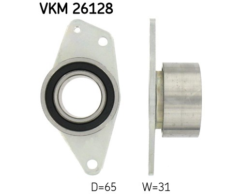 Ролик натягувача ременя SKF VKM 26128