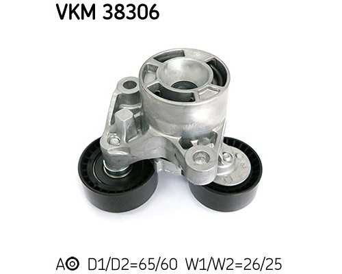 Ролик натягувача ременя SKF VKM 38306