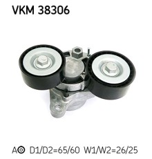 Ролик натягувача ременя SKF VKM 38306