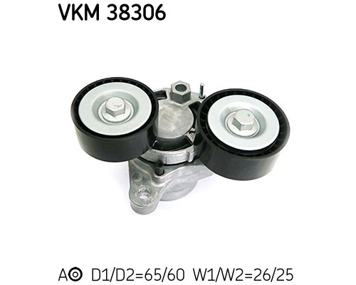 Ролик натягувача ременя SKF VKM 38306