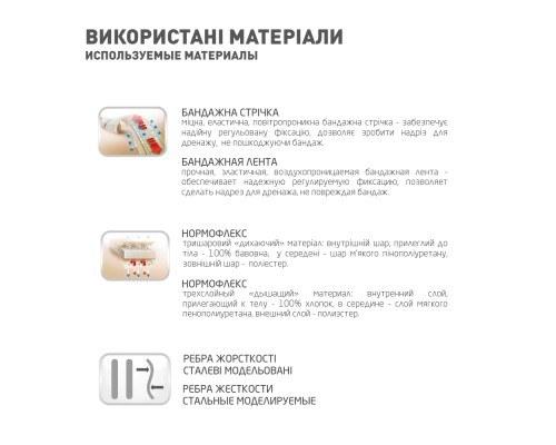 Корсет MedTextile Корсет ортопедичний (зігрів., з ребрами жорсткості), ро (4820137290503)