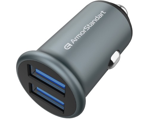 Зарядний пристрій Armorstandart Car 2xUSB QC3.0 Grey (ARM65438) Зарядний пристрій Armorstandart Car 2xUSB QC3.0 Grey (ARM65438)