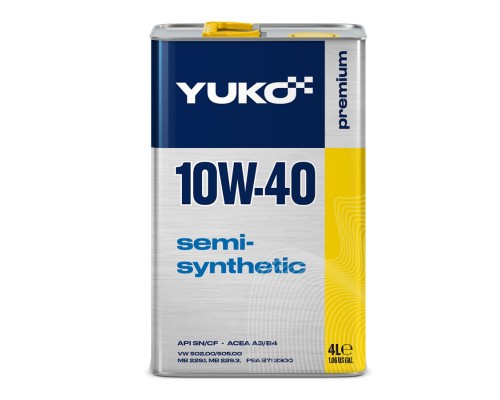 Моторна олива Yuko SEMISYNTHETIC 10W-40 4л (4820070240153)