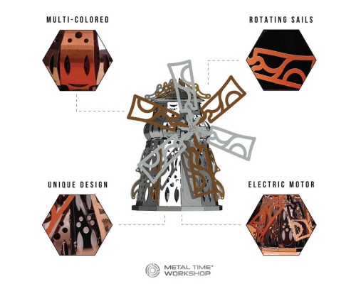 Конструктор Metal Time колекційна модель Mysterious Mill (MT054)