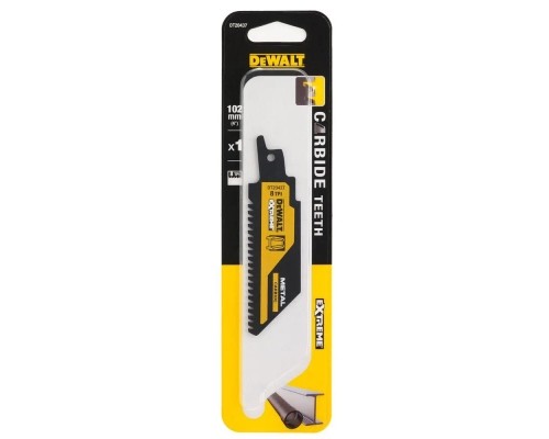 Полотно DeWALT для шабельних пилок, EXTREME CARBIDE , 102 мм., 8 TPI (DT20437)