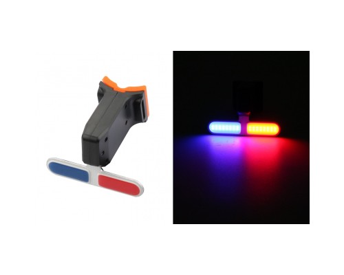 Задня велофара Velotrade Police BC-TL5454 LED USB (LTSS-026)