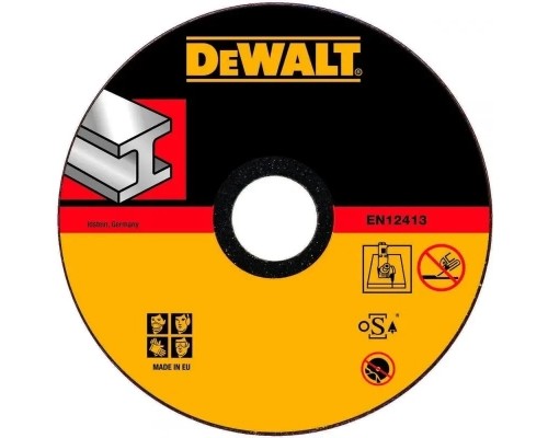 Круг відрізний DeWALT HIGH PERFORMANCE, нержавіюча сталь/листовий метал, 180х1.6х22.23 мм (DT42380Z)