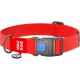 Нашийник для тварин WAUDOG Waterproof з QR паспортом пластиковий фастекс XXL червоний (25113)