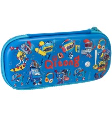 Пенал Cool For School 1 відділення з органайзером синій (QT-5772-Blue)