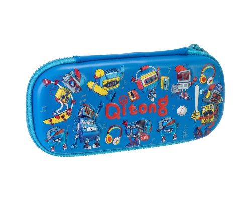 Пенал Cool For School 1 відділення з органайзером синій (QT-5772-Blue) Пенал Cool For School 1 відділення з органайзером синій (QT-5772-Blue)