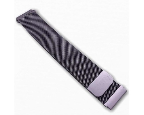 Ремінець до смарт-годинника BeCover Milanese Style для Samsung Galaxy (20mm)/Watch 5/ Watch 4.../Gear S2 Classic/Gear Sport Gray (707673)