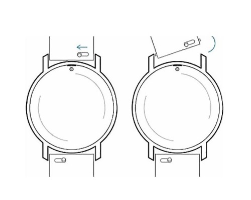 Ремінець до смарт-годинника BeCover Milanese Style для Samsung Galaxy (20mm)/Watch 5/ Watch 4.../Gear S2 Classic/Gear Sport Gray (707673)