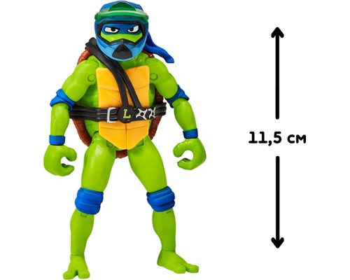 Машина TMNT Бойовий транспорт з фігуркою - Леонардо На Мотоциклі (83431)