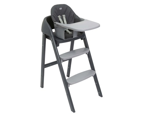 Стілець для годування Chicco 3 в 1 Crescendo Up, чорне (87046.07)