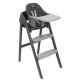 Стілець для годування Chicco 3 в 1 Crescendo Up, чорне (87046.07)