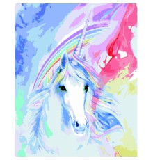 Картина по номерам ZiBi Єдиноріг 40*50 см ART Line (ZB.64245)