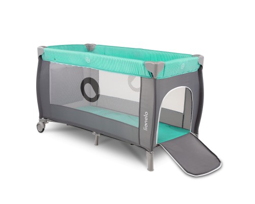 Дитячий манеж Lionelo Sven Plus Turquoise-grey (LO-SVEN PLUS TURQUOISE GREY)