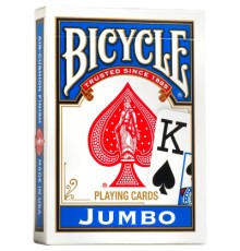 Гральні карти Bicycle Rider Back International Jumbo Index (blue) (JIB001)