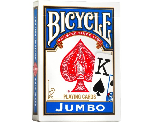 Гральні карти Bicycle Rider Back International Jumbo Index (blue) (JIB001)