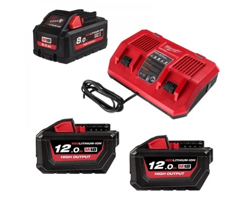 Набір акумулятор + зарядний пристрій Milwaukee Li-Ion M18 HNRGO1-823 M18 NRG Kit Outdoor IN2 (4932492933)