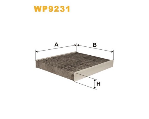 Фільтр салону Wixfiltron WP9231 Фільтр салону Wixfiltron WP9231