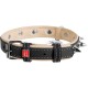 Нашийник для тварин WAUDOG Soft з QR паспортом з шипами Ш 25 мм Д 38-49 см чорний (7204)