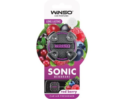 Ароматизатор для автомобіля WINSO Sonic Red Berry (531030) 