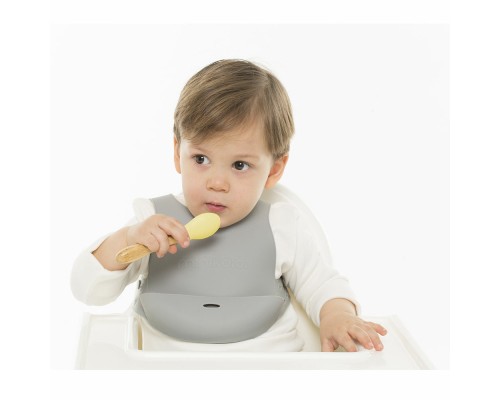 Набір дитячого посуду MinikOiOi Scooper Ложка силіконова (Mineral Blue) (101140003)