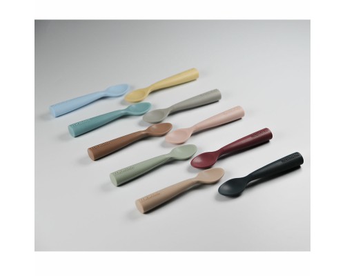 Набір дитячого посуду MinikOiOi Scooper Ложка силіконова (Mineral Blue) (101140003)