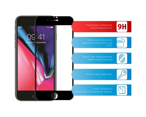 Скло захисне ACCLAB Full Glue Apple iPhone 7/8/SE 2020 (1283126508172)