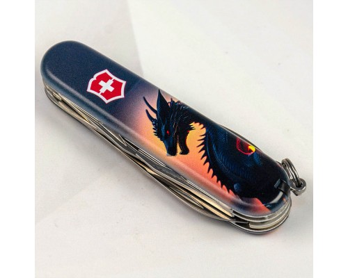 Ніж Victorinox Climber Zodiac Дракон в променях сонця (1.3703.3_Z3270p)