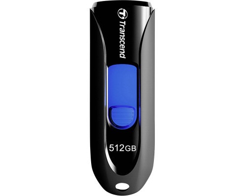 USB флеш накопичувач Transcend 512GB JetFlash 790 Black USB 3.1 (TS512GJF790K) 