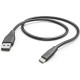 Дата кабель USB 2.0 AM to Type-C 1.5m Black Hama (00201595)