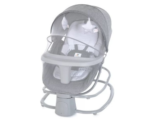 Крісло-гойдалка Mastela Заколисуючий центр-шезлонг 4 в 1 gray (Mastela 8112)