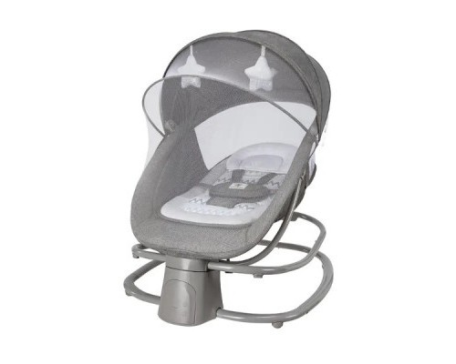 Крісло-гойдалка Mastela Заколисуючий центр-шезлонг 4 в 1 gray (Mastela 8112)