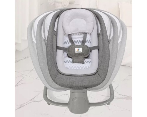 Крісло-гойдалка Mastela Заколисуючий центр-шезлонг 4 в 1 gray (Mastela 8112)