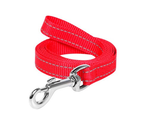 Повідок для собак Dog Extreme з нейлону Ш 14 мм Д 200 см червоний (04603)