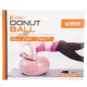 М'яч для фітнесу LiveUp Donut Ball LS3567-p рожевий 45х25см (6951376104165)