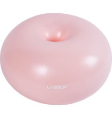 М'яч для фітнесу LiveUp Donut Ball LS3567-p рожевий 45х25см (6951376104165)